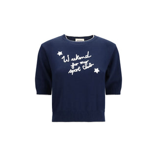 Blue Cotton Sweatshirt