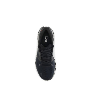 Black Fabric Athletic Sneakers
