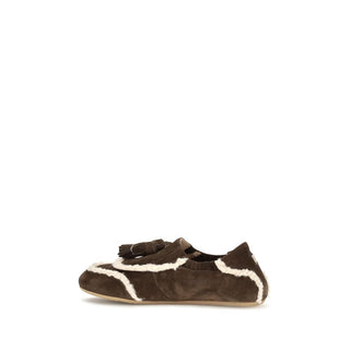 Brown Suede Leather Slip-On Loafers