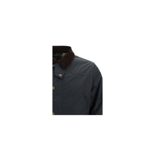 Black Cotton Full-Length Jacket