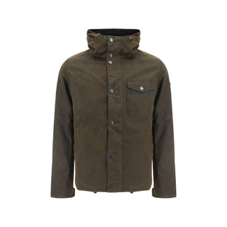 Bicolor Cotton Shell Jacket