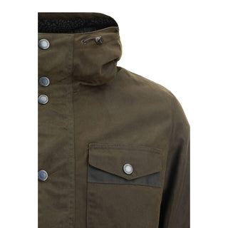 Bicolor Cotton Shell Jacket