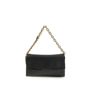Black Calf Leather Bos Taurus Shoulder Bag