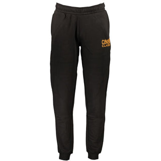 Black Cotton Men's Trousers