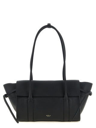 Black Calfskin Shoulder Bag