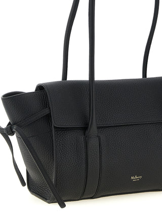 Black Calfskin Shoulder Bag