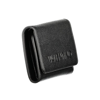 Black Polyurethane Women's Wallet