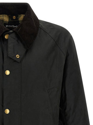 Bicolor Cotton Shell Jacket