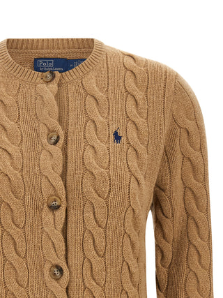 Beige Wool Cardigan