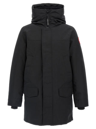Black Polyester Parka