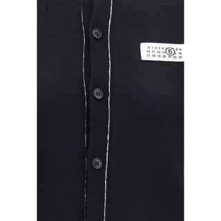 Black Wool Oves Aries Cardigan