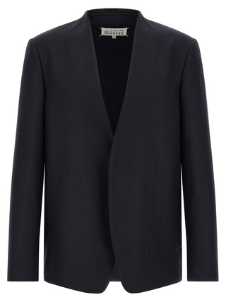 Blue Virgin Wool Blazer