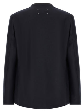 Blue Virgin Wool Blazer