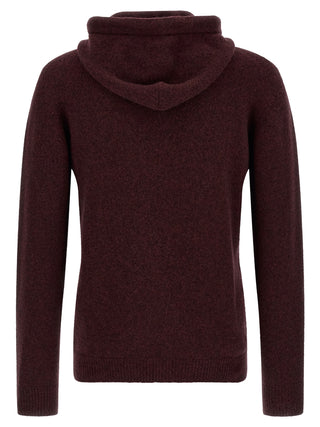 Bordeaux Wool Cardigan