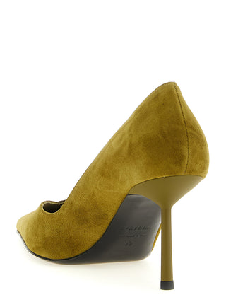 Bicolor Lambskin High Heel Pumps