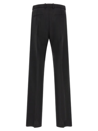 Black Virgin Wool Dress Pants