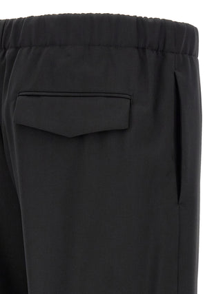 Black Virgin Wool Dress Pants