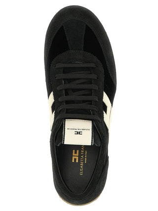 Bicolor Leather Low Top Sneakers