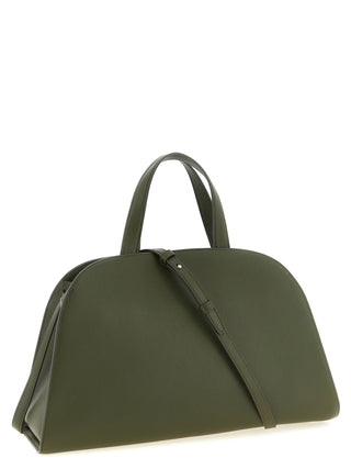 Bicolor Cowhide Handbag