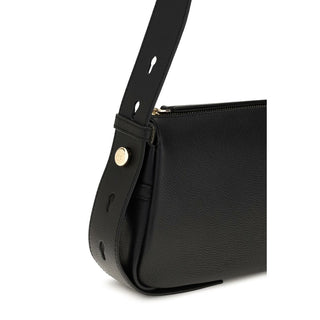 Black Calf Leather Bos Taurus Shoulder Bag
