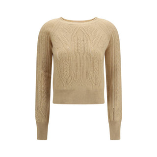 Beige Cashmere Sweater