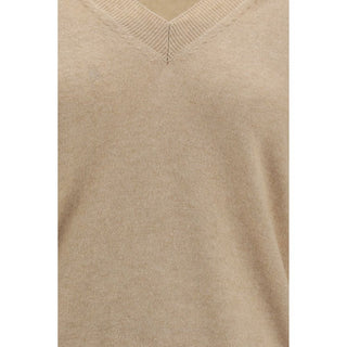 Beige Cashmere Sweater