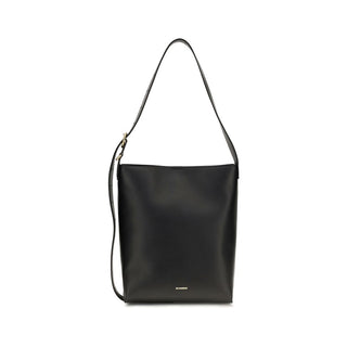 Black Calf Leather Bos Taurus Shoulder Bag