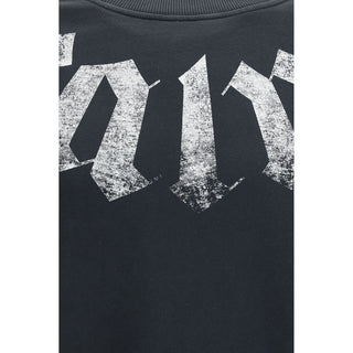 Black Cotton Sweatshirt