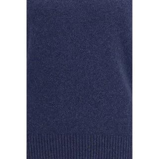 Blue Cashmere Sweatshirt