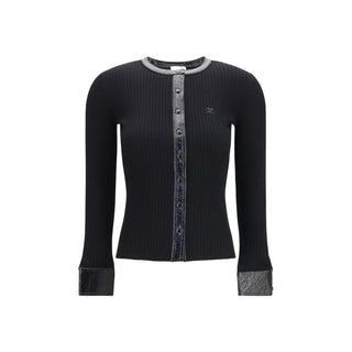 Black Viscose Cardigan