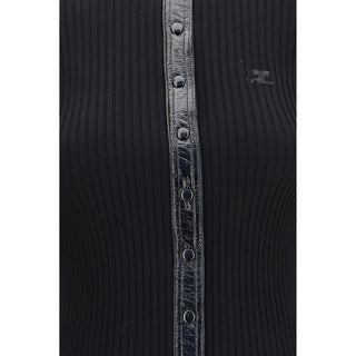 Black Viscose Cardigan