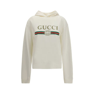 White Cotton Sweatshirt