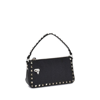 Black Calf Leather Bos Taurus Shoulder Bag