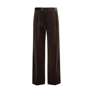 Brown Cotton Pants