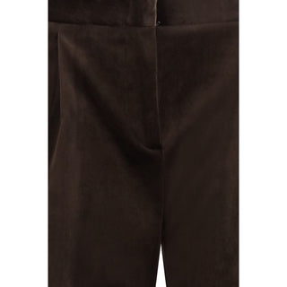 Brown Cotton Pants