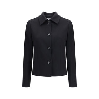 Black Wool Oves Aries Full-Length Jacket