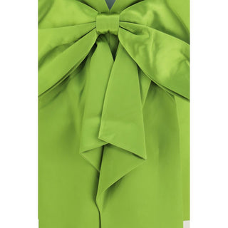 Bicolor Polyester Cocktail Dress