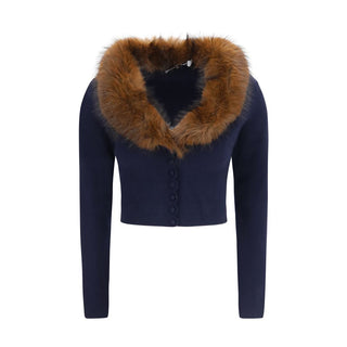 Blue Wool Oves Aries Cardigan