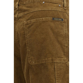 Brown Cotton Cargo Pants