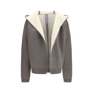 Gray Wool Oves Aries Hoodie