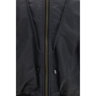Gray Polyamide Bomber