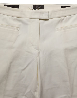 Off White MidWaist Tapered Women Chino Trouser Pants