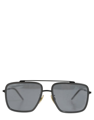 Women DG2262 Black Metal Square Frame Eyewear Sunglasses