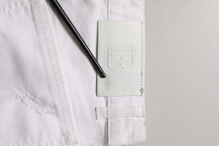White Cotton Stretch Skinny Denim Trouser Jeans