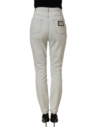Light Blue Cotton Stretch Skinny Denim Jeans