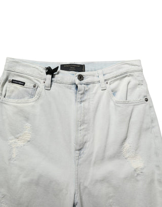 Light Blue Cotton Stretch Skinny Denim Jeans
