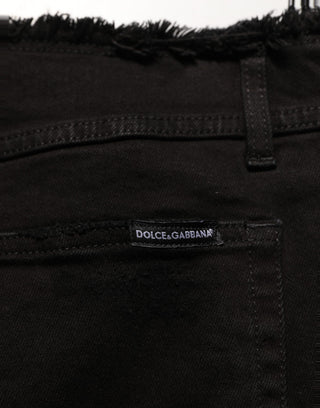 Black Cotton Skinny Denim Trouser Jeans