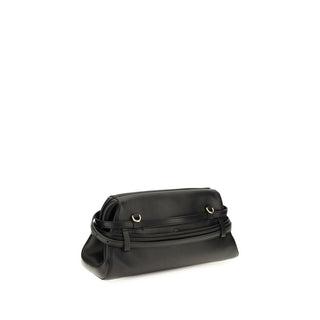 Black Goatskin Clutch Bag