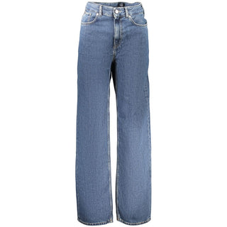 Blue Cotton Women's Jeans