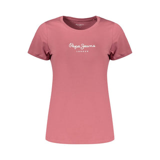 Pink Cotton Women's T-Shirt